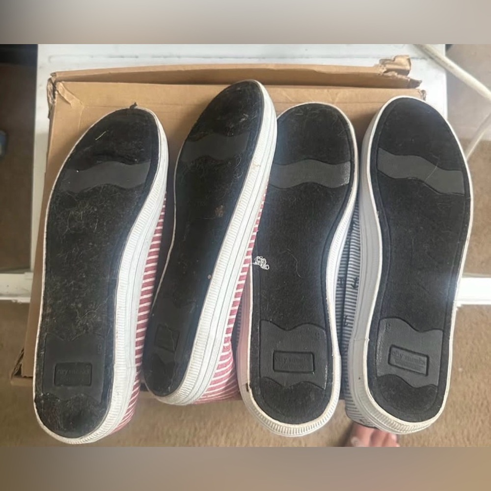 Striped and Anchor Slip-On Shoe Duo - Picture 2 of 2